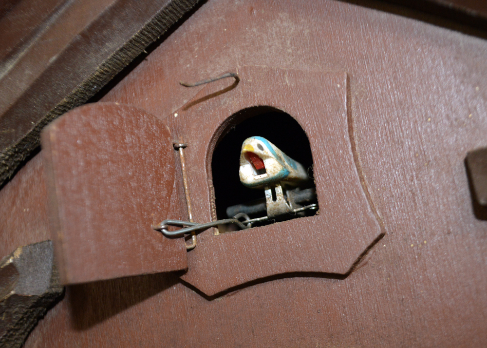 Vintage German Wooden Bachmaier & Klemmer Cuckoo Clock