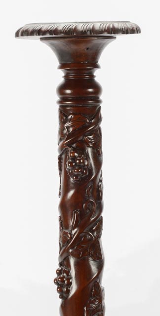 Tall Wood Pedestal Fern Stand