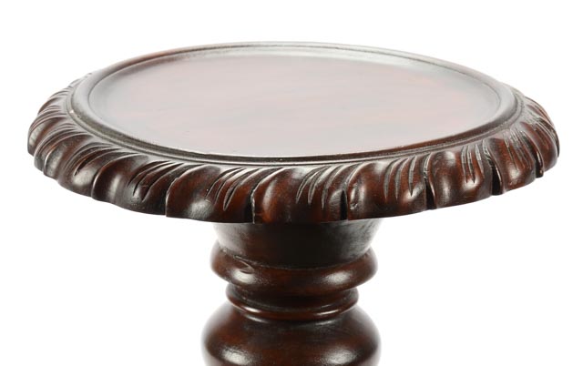 Tall Wood Pedestal Fern Stand