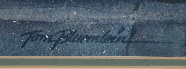 Tom Bluemlein Original Watercolor Painting