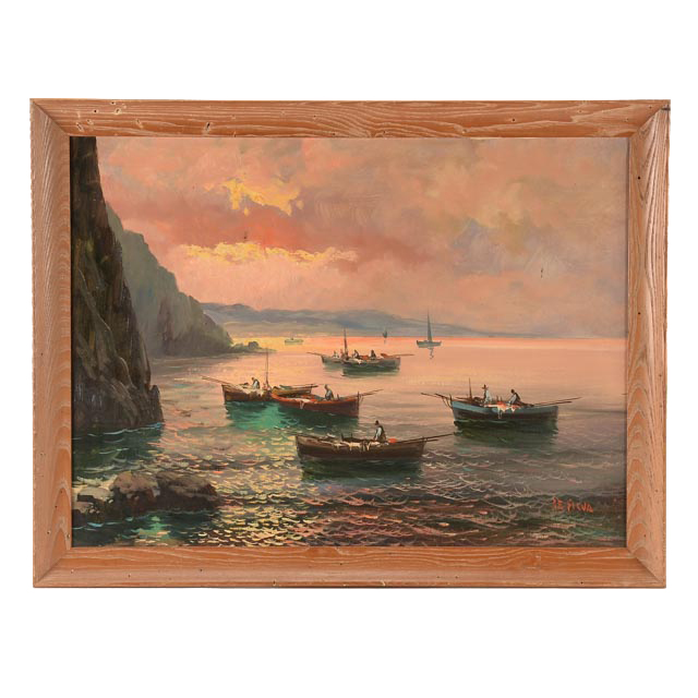 De Silva Original Oil Painting on Linen Seascape