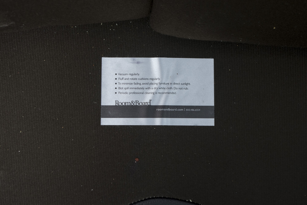 Room & Board "Hess" Leather Sofa