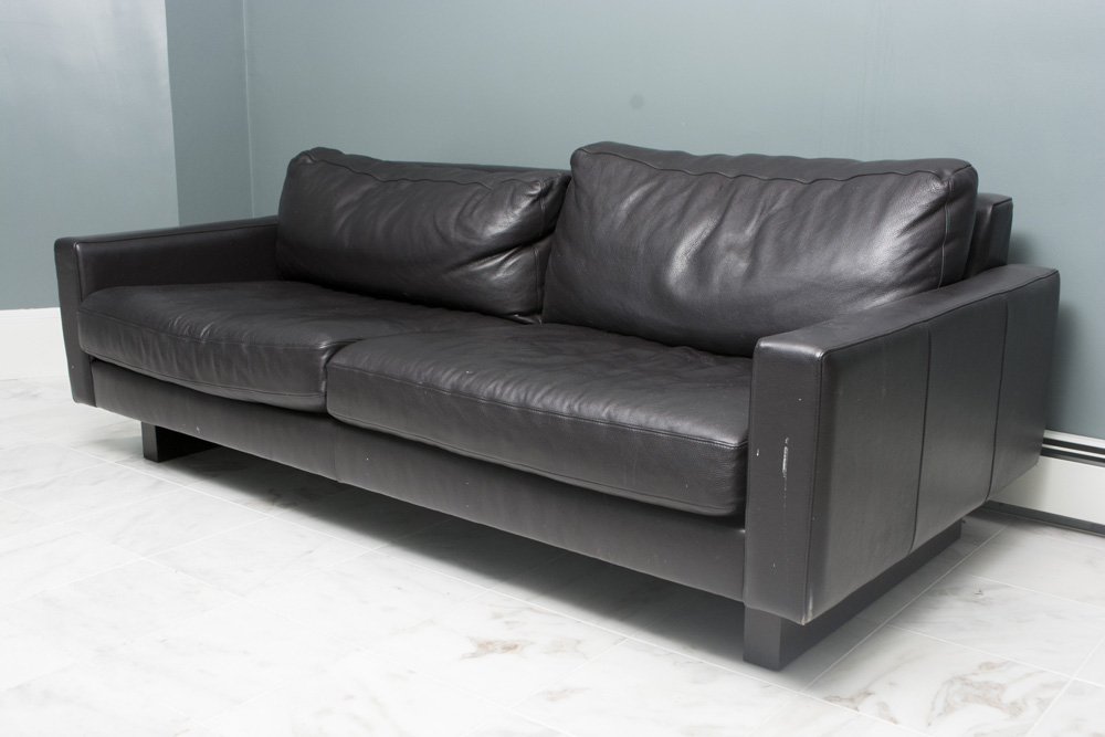Room & Board "Hess" Leather Sofa