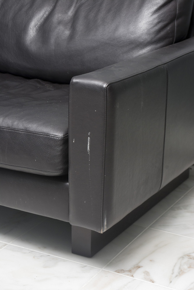 Room & Board "Hess" Leather Sofa