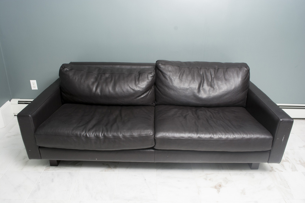 Room & Board "Hess" Leather Sofa