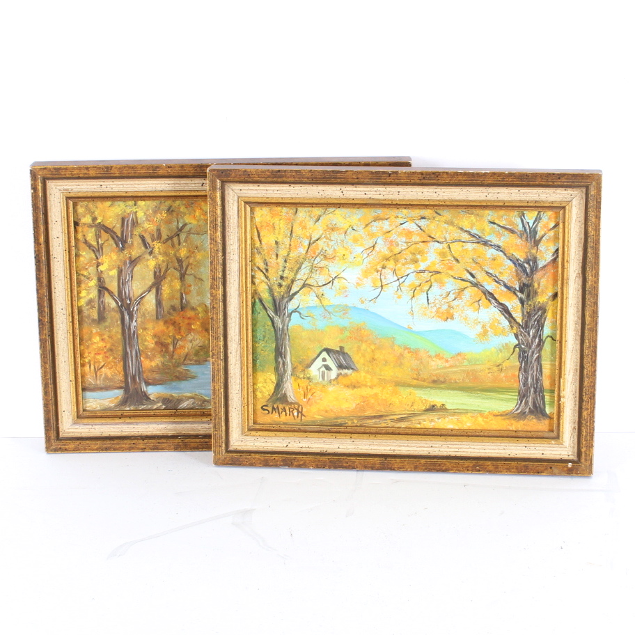 Small Original Landscape Oil Paintings