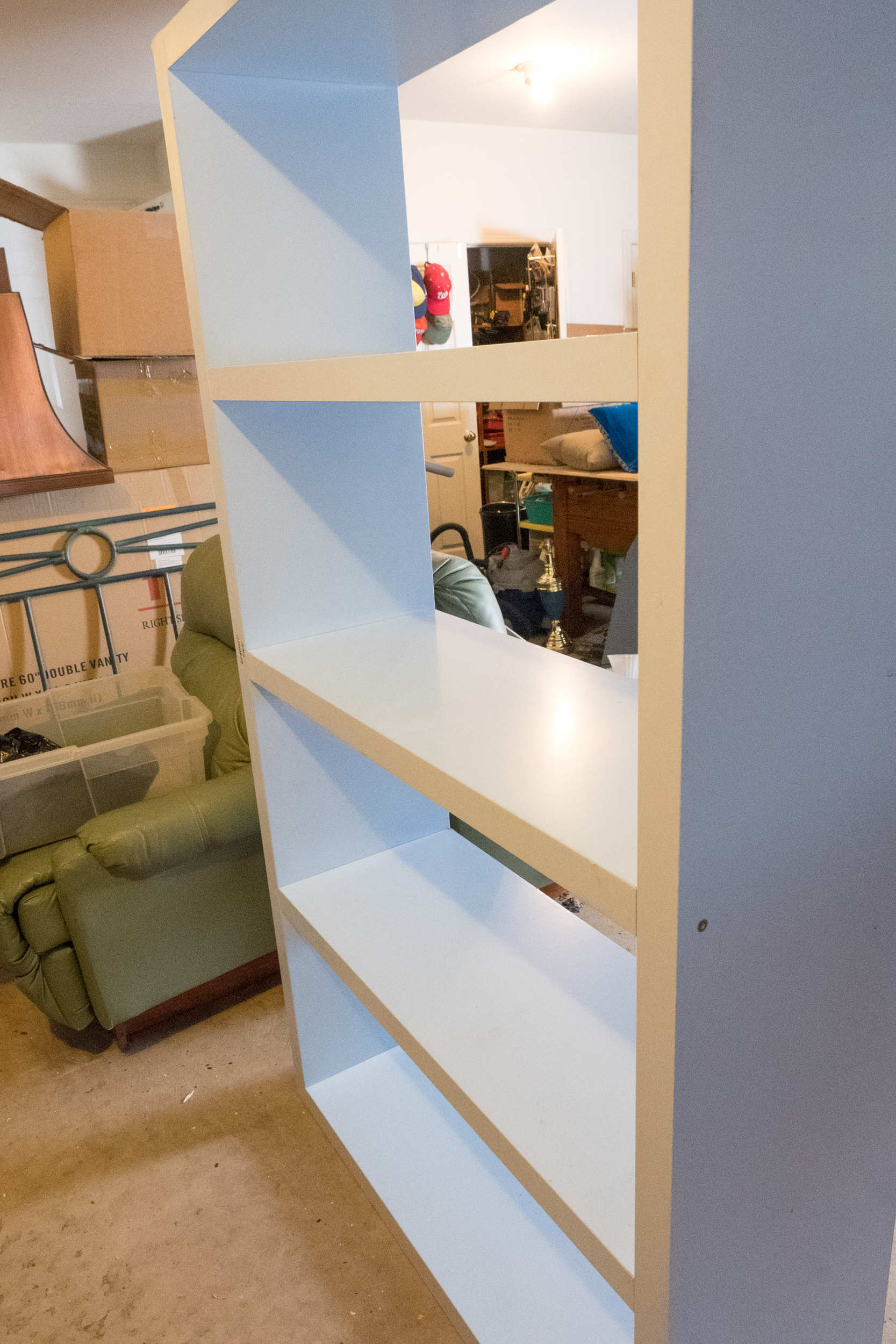 Blue Shelving Unit