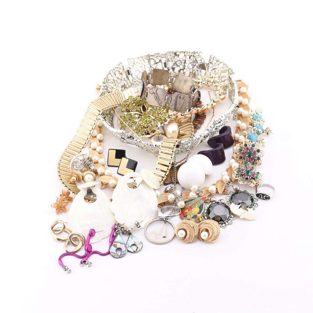 Assortment of Costume Jewelry