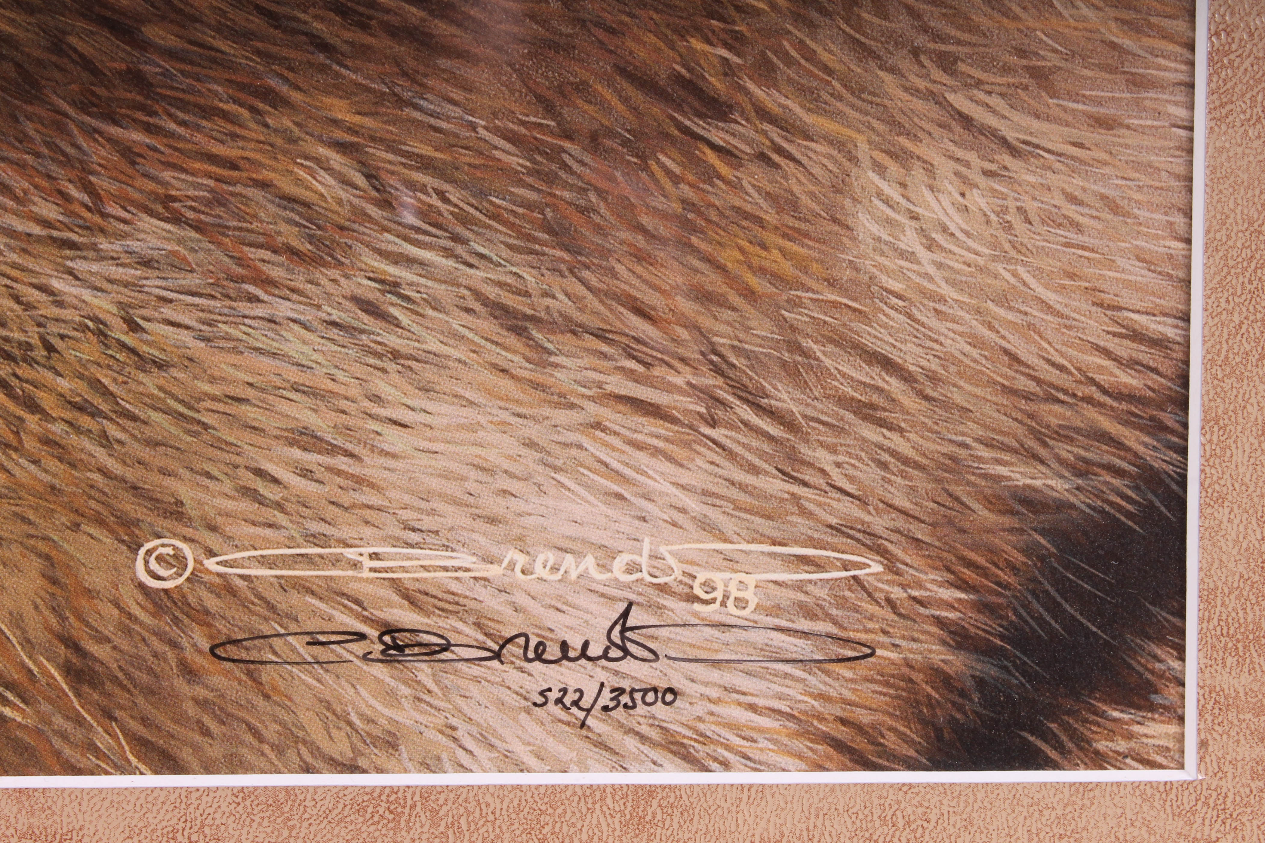 "Last Watch" Offset Lithograph by Carl Brenders