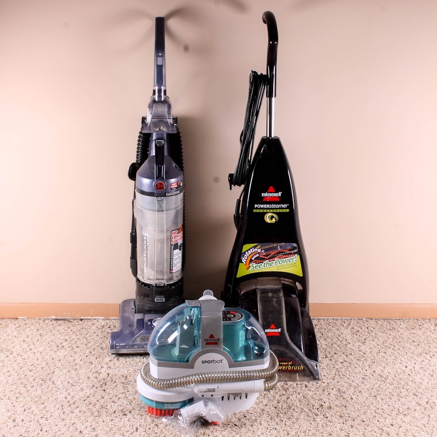 Group of Floor Care Appliances