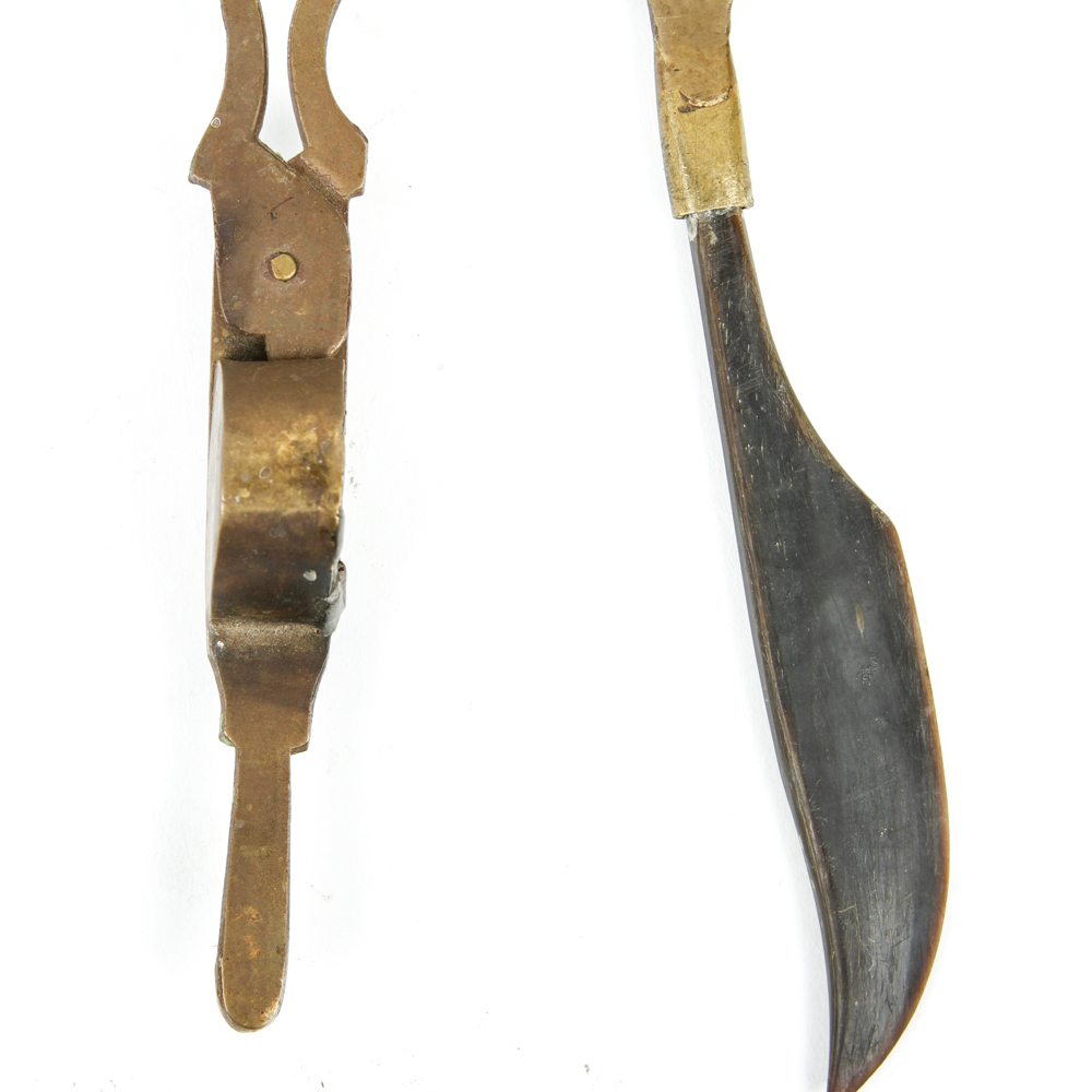 Vintage Brass Wick Trimmer and Letter Opener