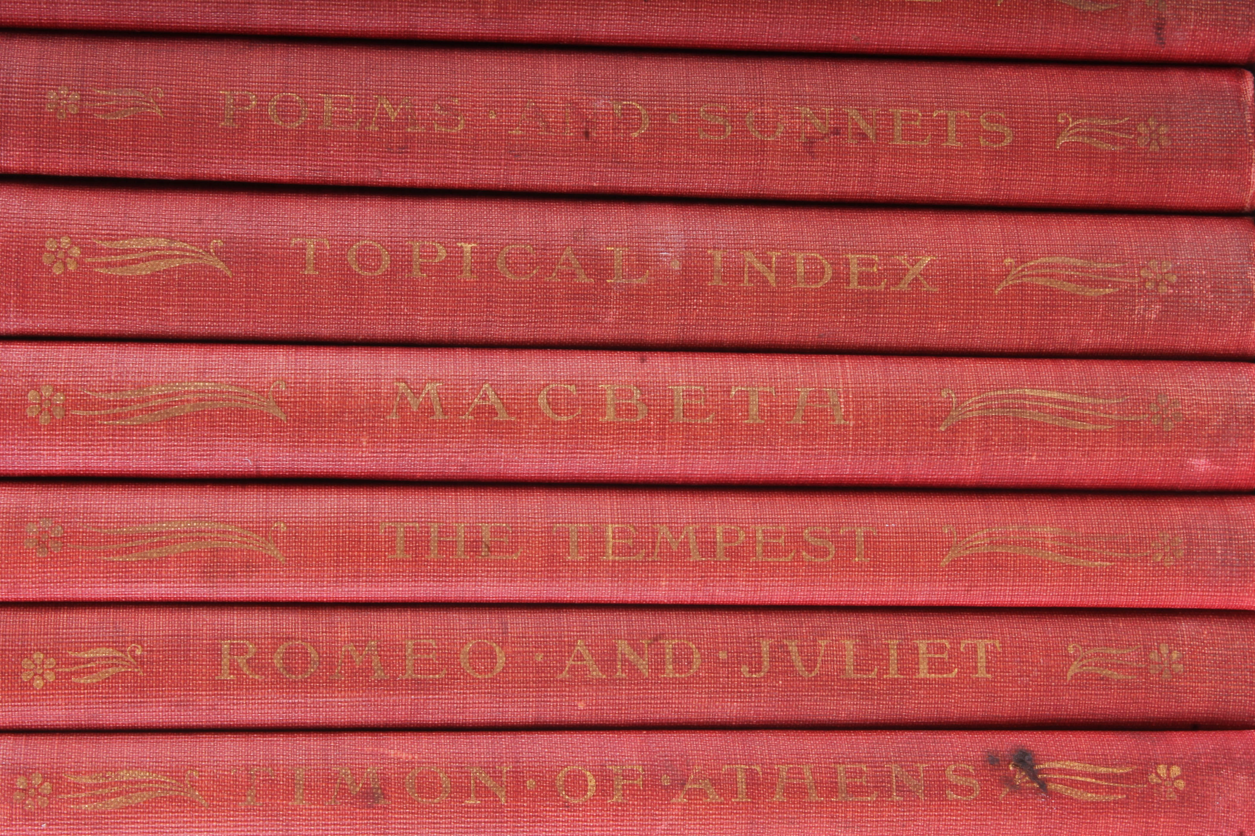 1901 University Society Shakespeare Collection