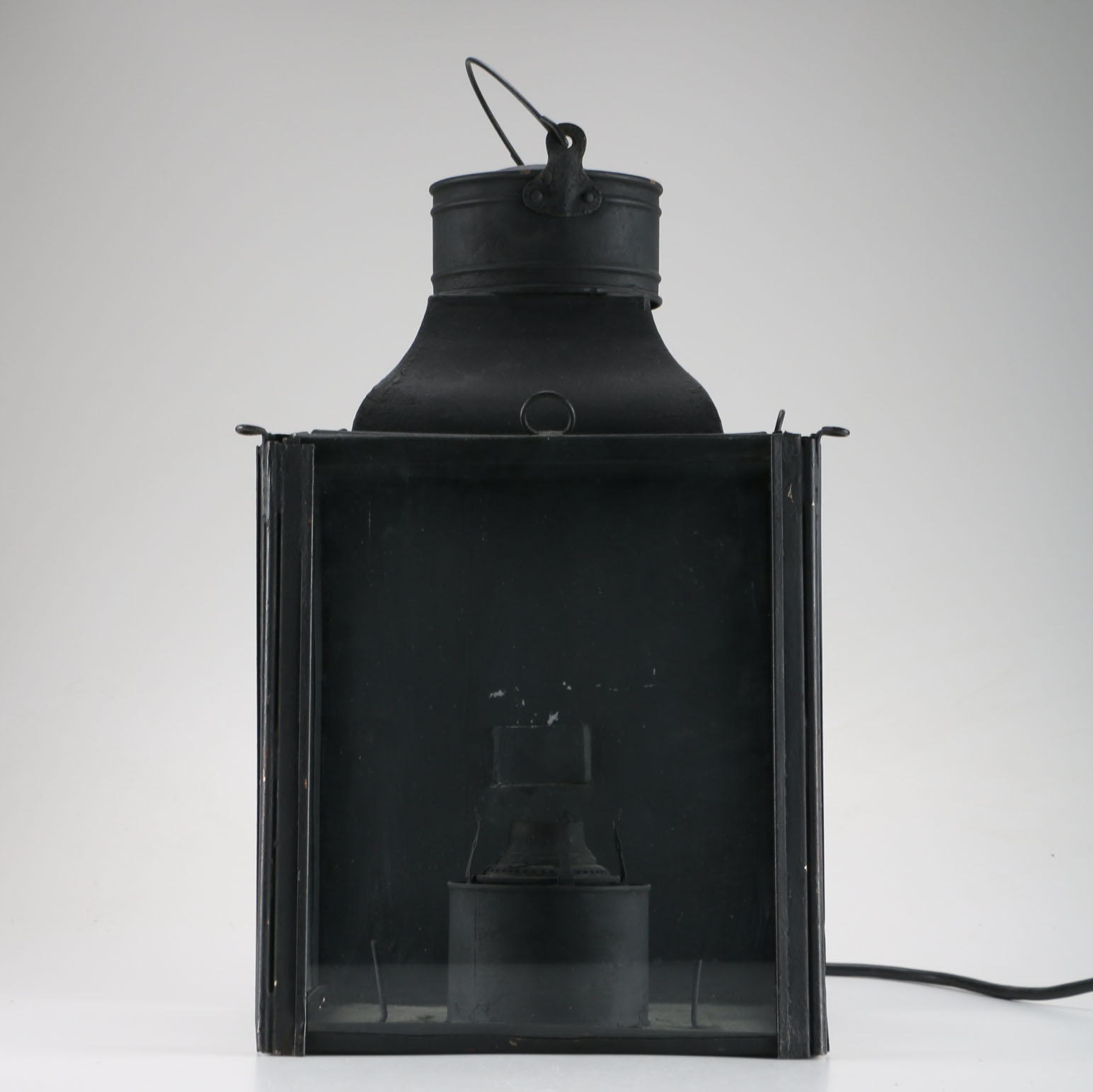 Vintage Metal Train Station Lantern
