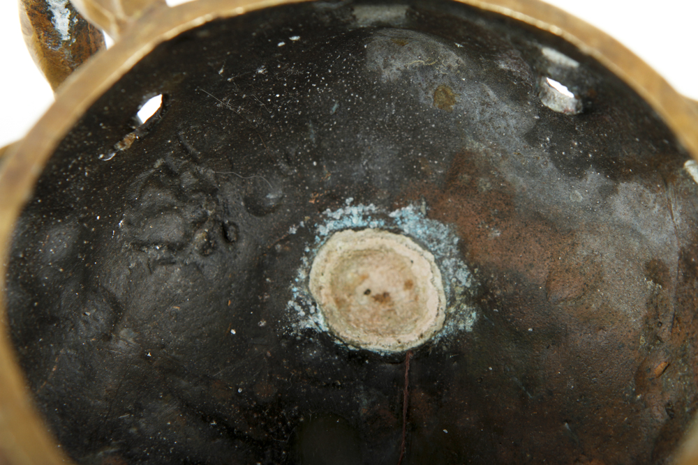 Vintage Chinese Bronze Lotus Censer