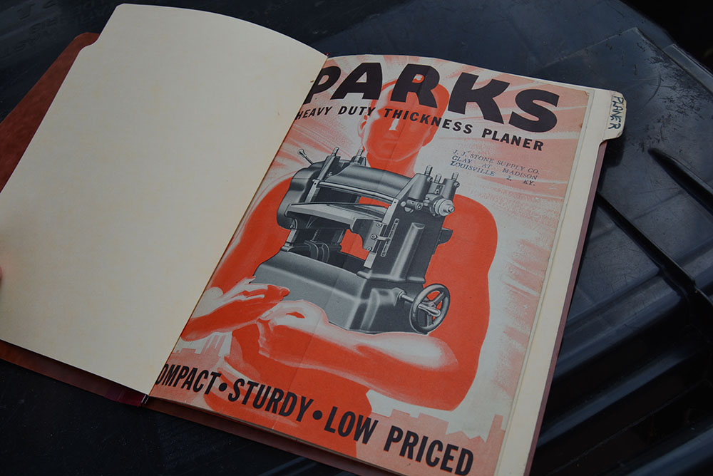 Parks Heavy Duty Thickness Planer