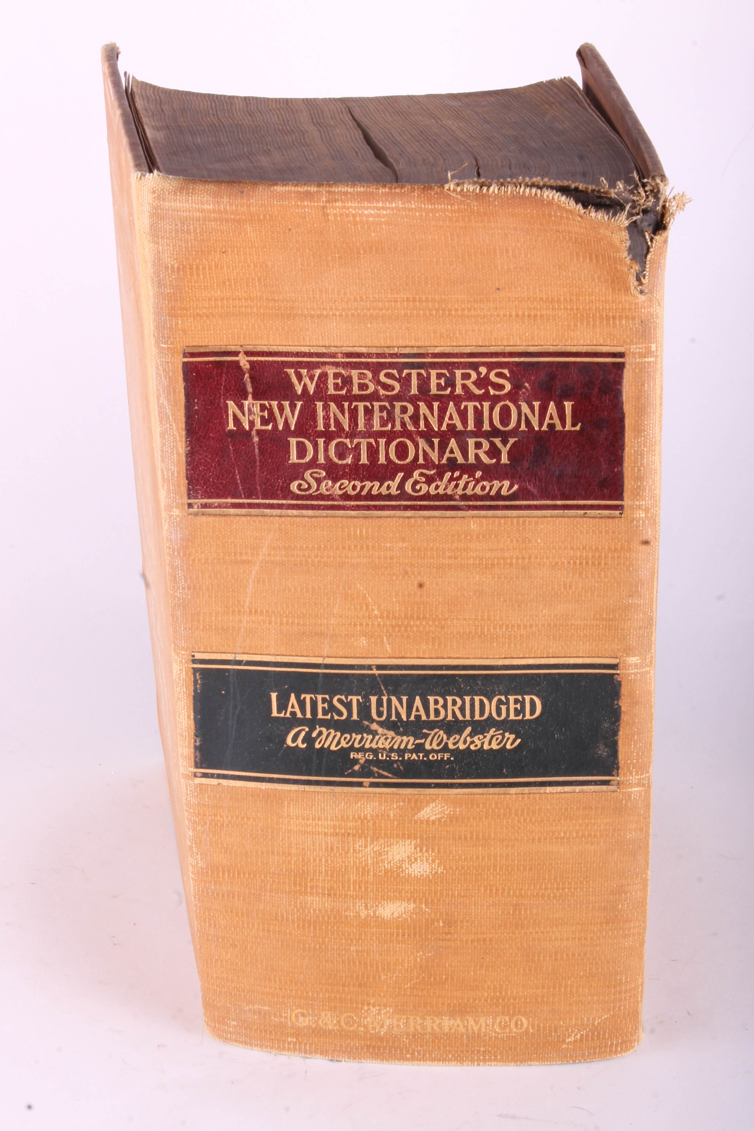 "1934" Websters New International Dictionary by G.& C. Merriam Co.