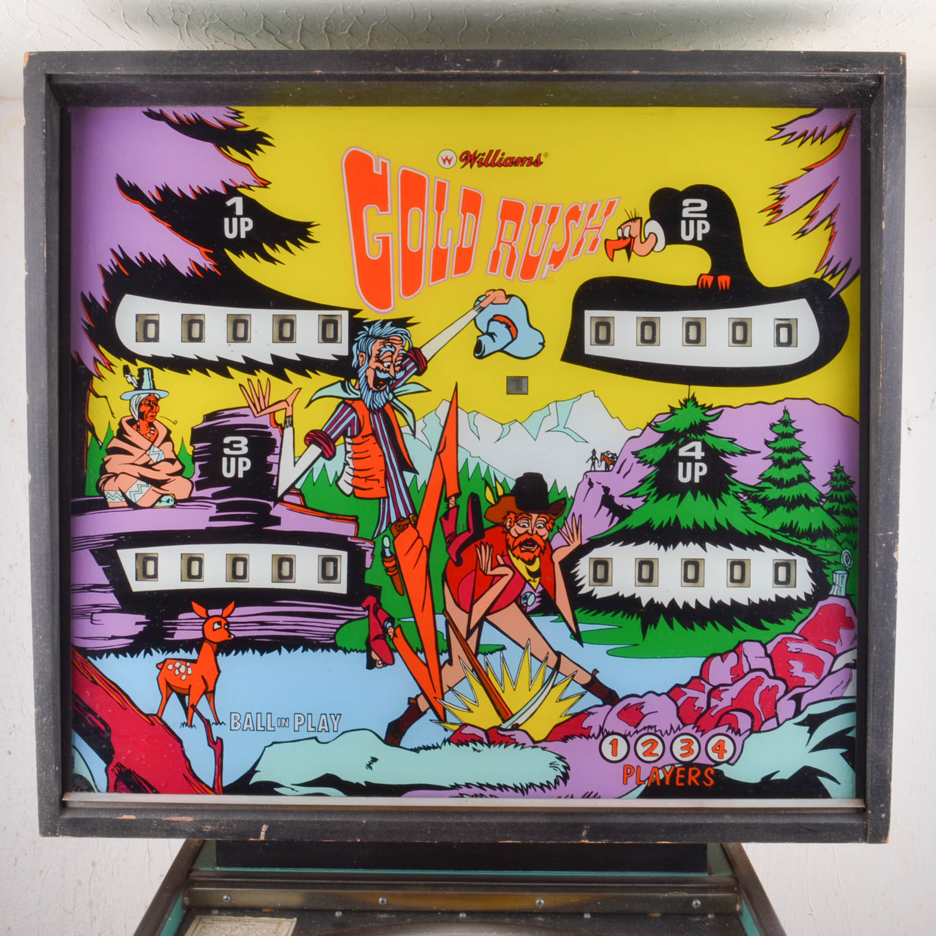 Gold Rush Pinball Machine by Williams
