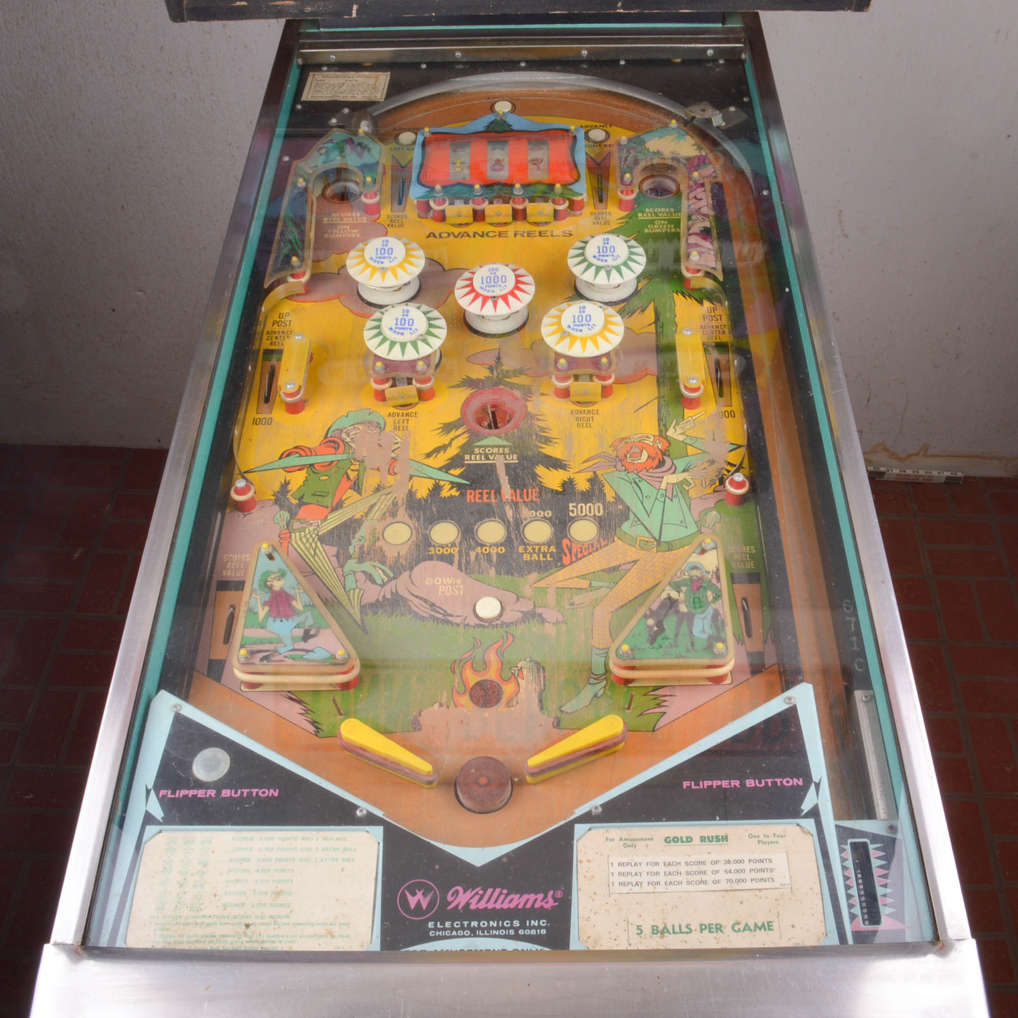 Gold Rush Pinball Machine by Williams