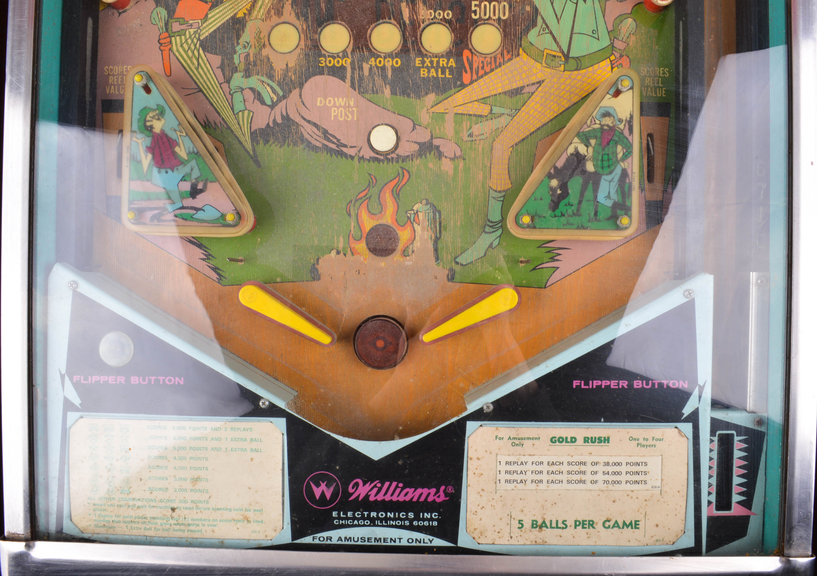 Gold Rush Pinball Machine by Williams