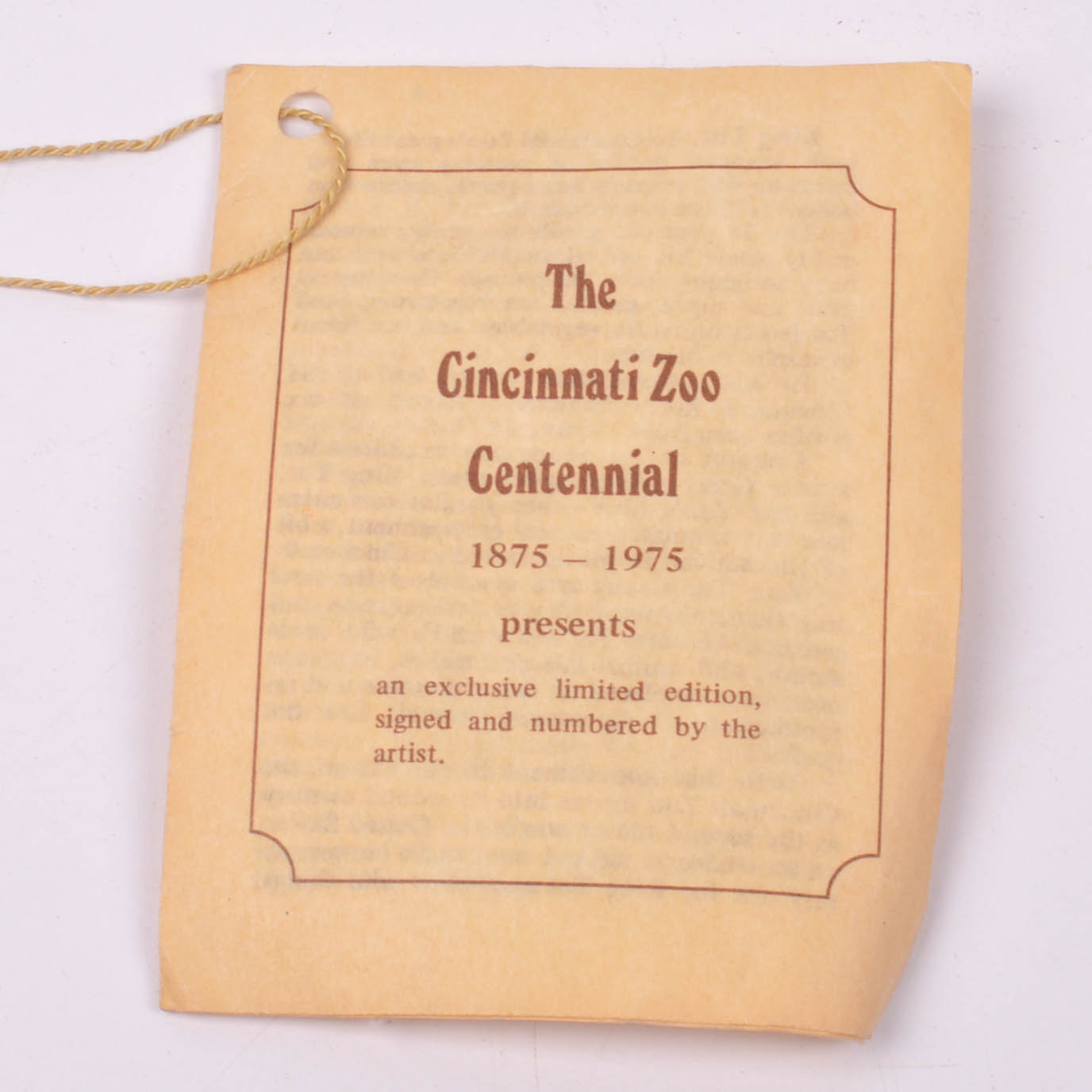 Cincinnati Zoo Centennial Gorilla Statue