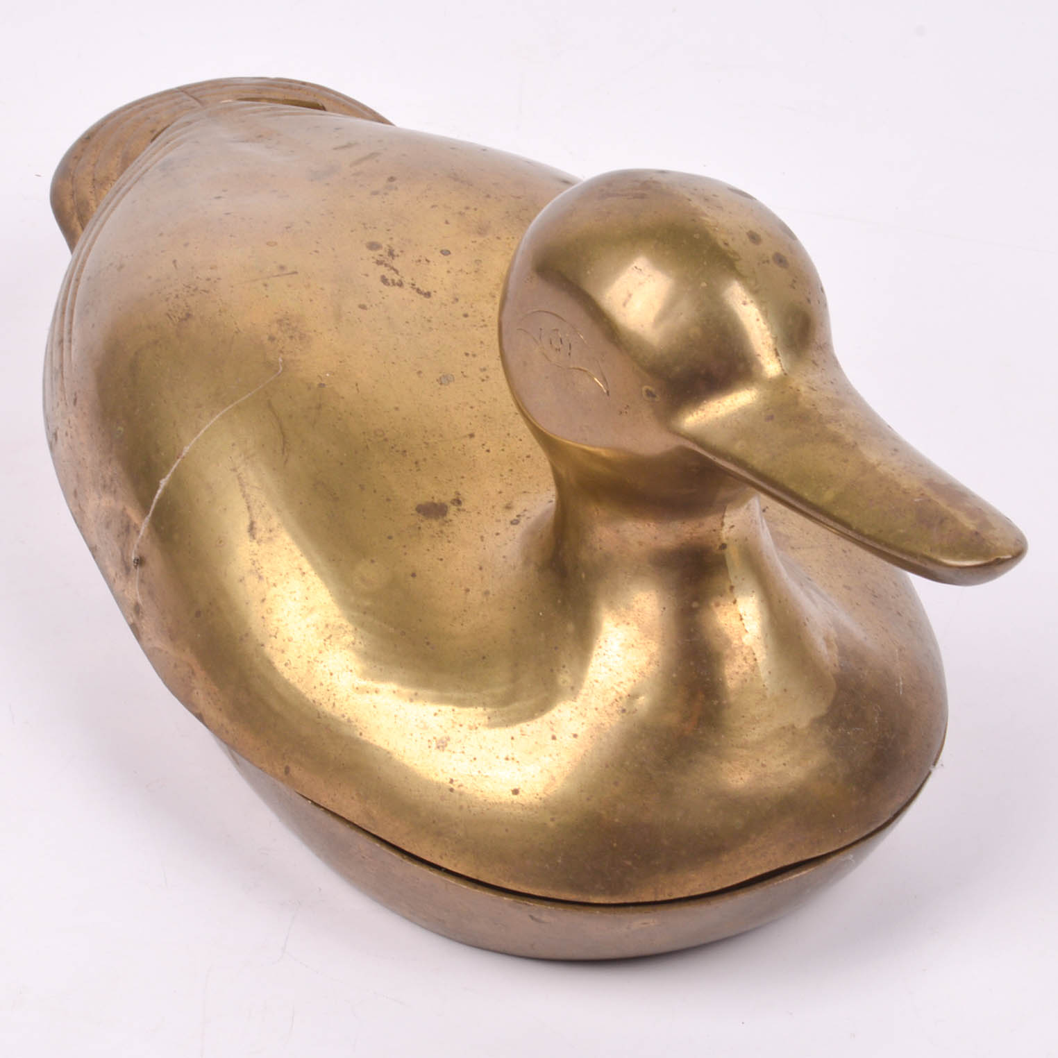 Large Brass Duck