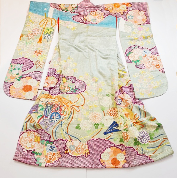 Taisho Period (1920's) Wedding Kimono with Couching