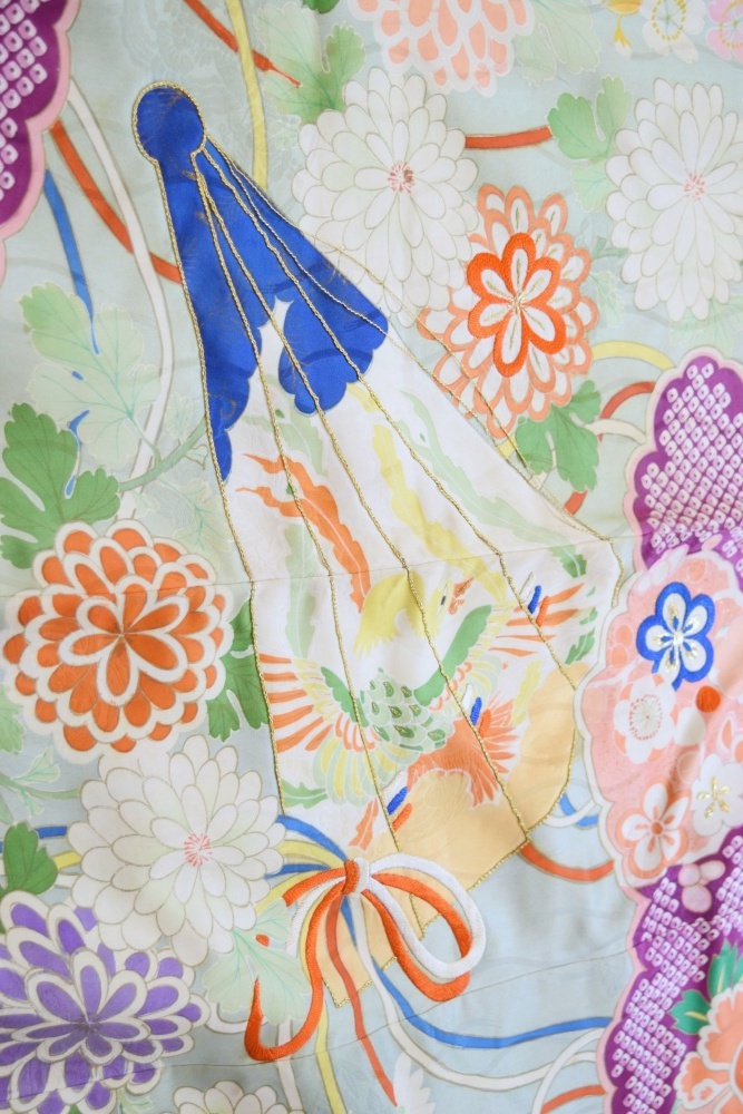 Taisho Period (1920's) Wedding Kimono with Couching