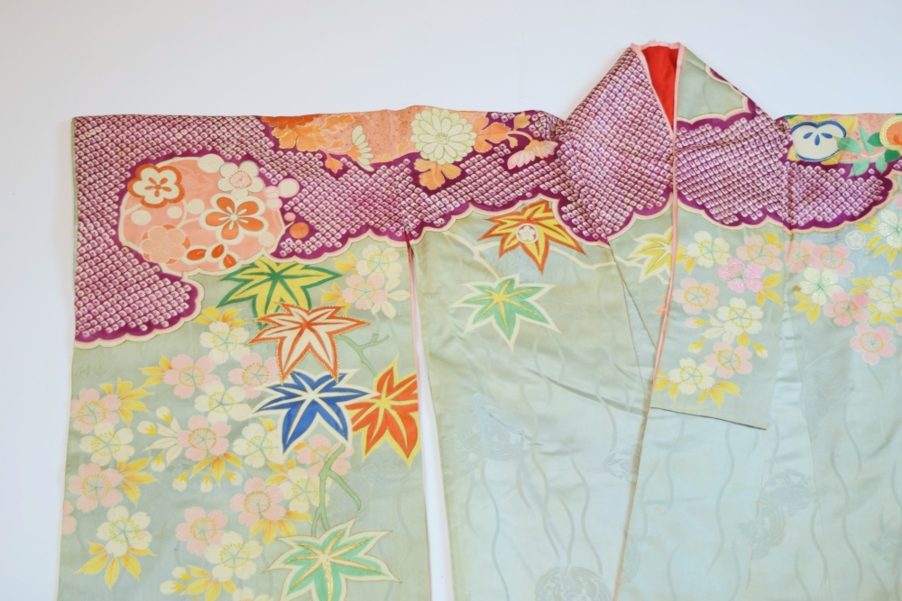Taisho Period (1920's) Wedding Kimono with Couching