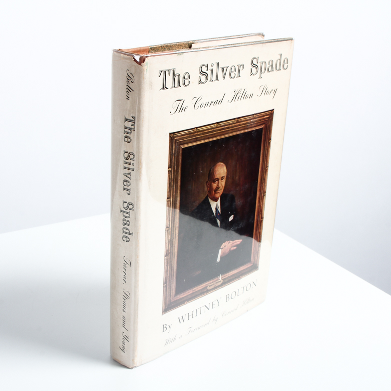 Signed "The Silver Space: The Conrad Hilton Story" Book