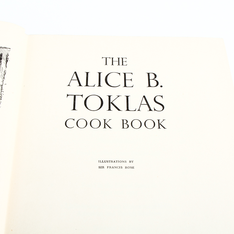 "The Alice B. Toklas Cook Book", First English Edition