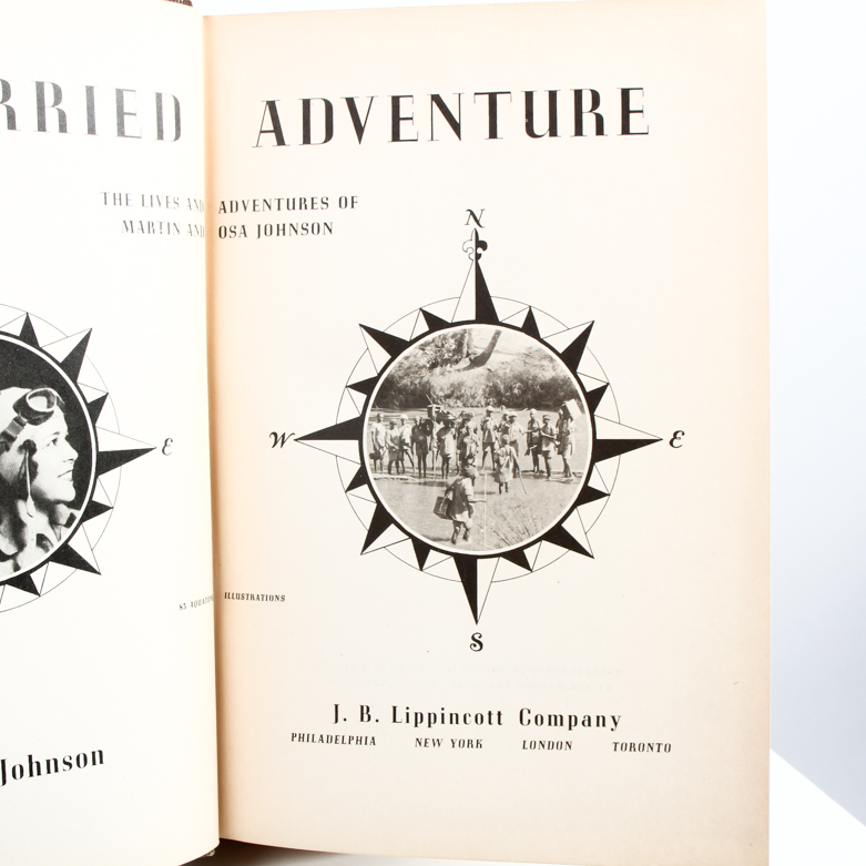 "I Married Adventure" by Osa Johnson, First Edition 1940
