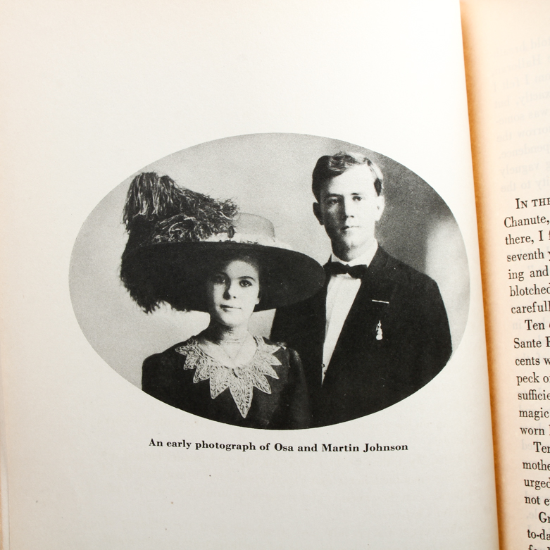 "I Married Adventure" by Osa Johnson, First Edition 1940