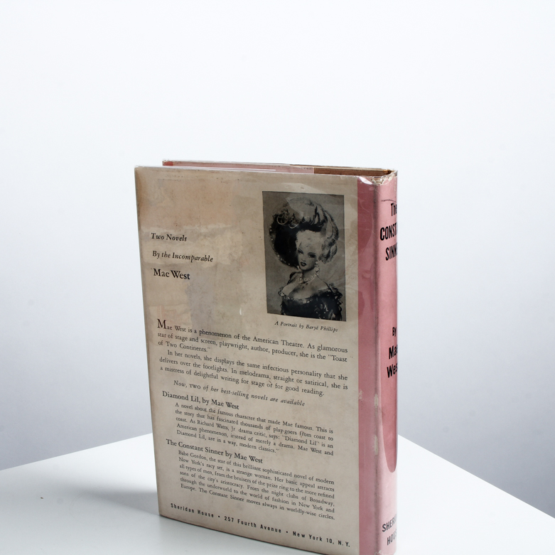 "The Constant Sinner" Signed Mae West Novel