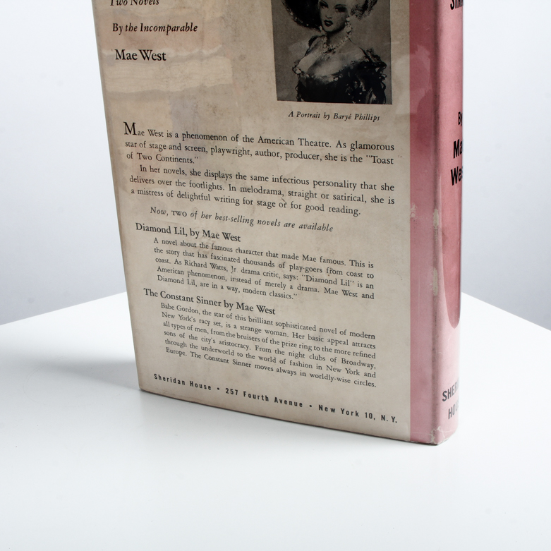 "The Constant Sinner" Signed Mae West Novel