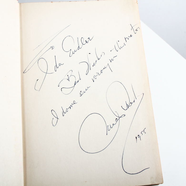 "The Constant Sinner" Signed Mae West Novel