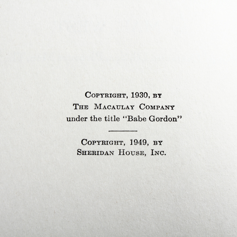 "The Constant Sinner" Signed Mae West Novel