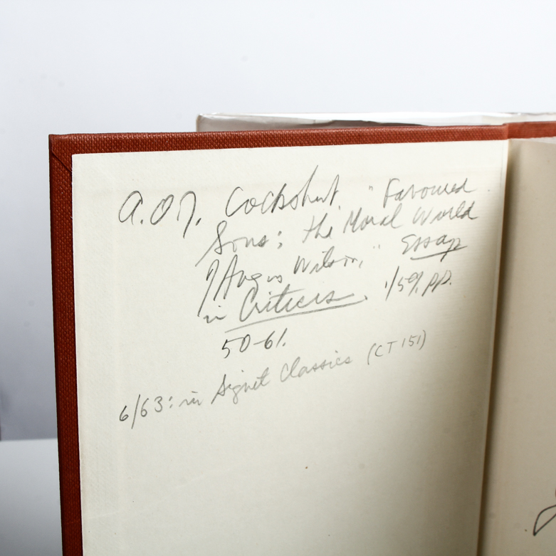 "Anglo-Saxon Attitudes" First English Edition by Angus Wilson