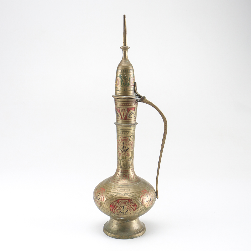 Indian Brass Lidded Vessel