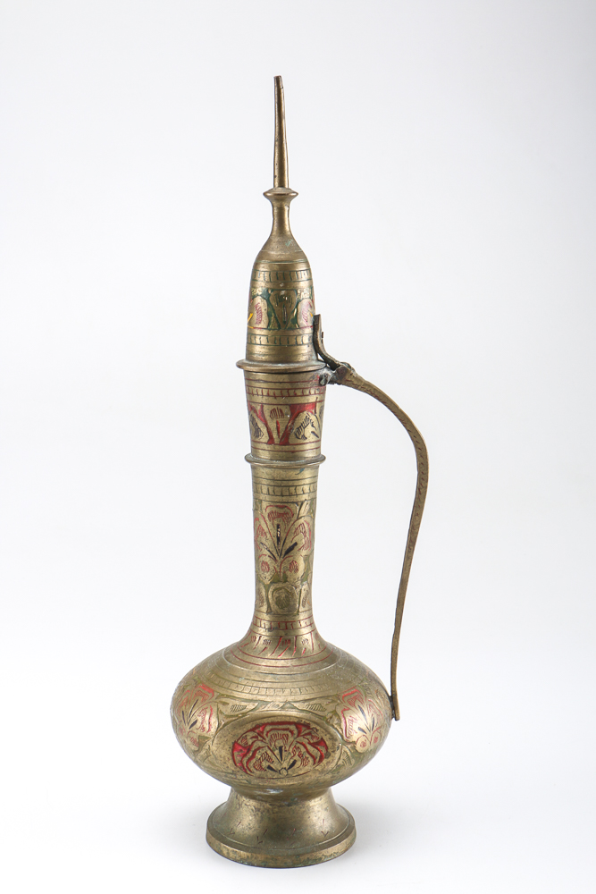 Indian Brass Lidded Vessel