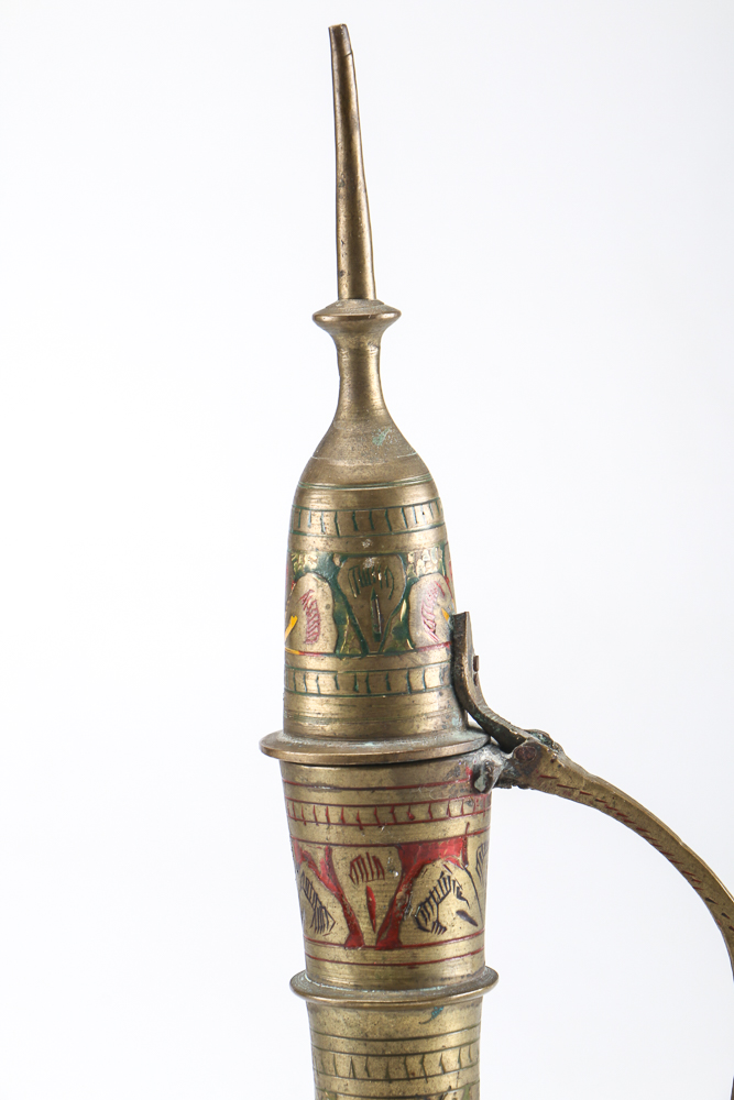 Indian Brass Lidded Vessel