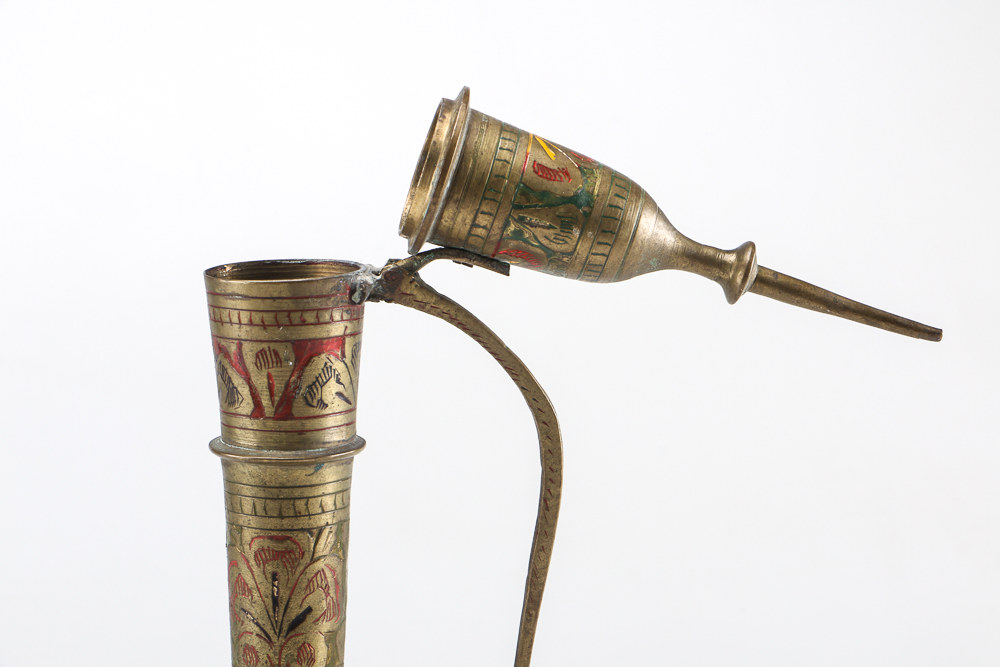 Indian Brass Lidded Vessel