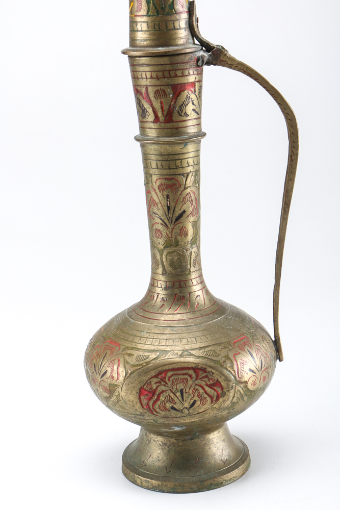 Indian Brass Lidded Vessel