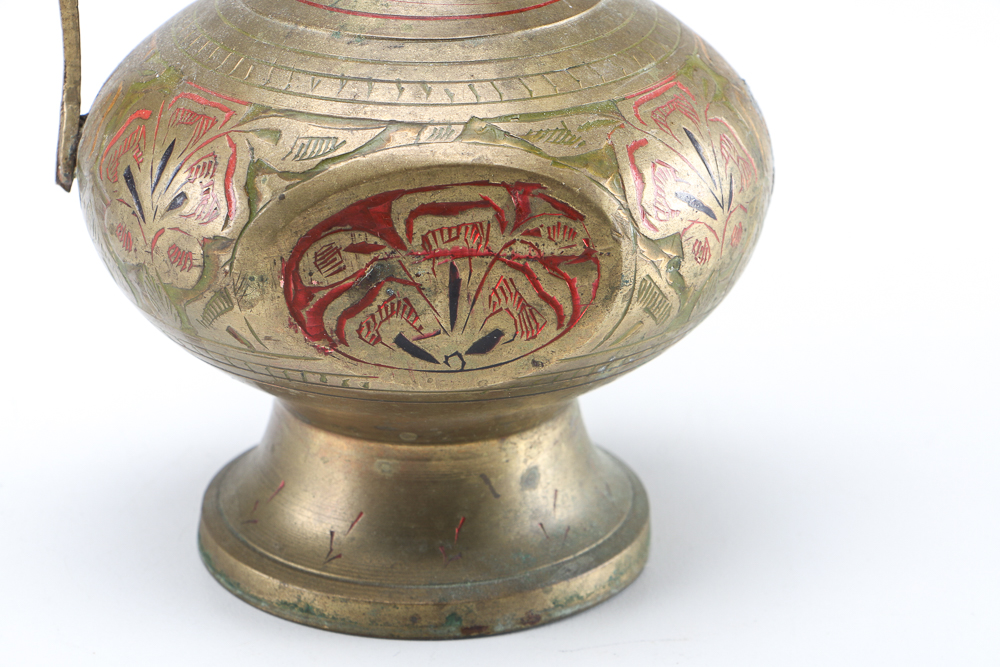 Indian Brass Lidded Vessel