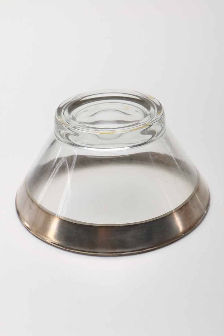 Set of Leonard Glass Coasters and Dorothy Thorpe Style Bowl