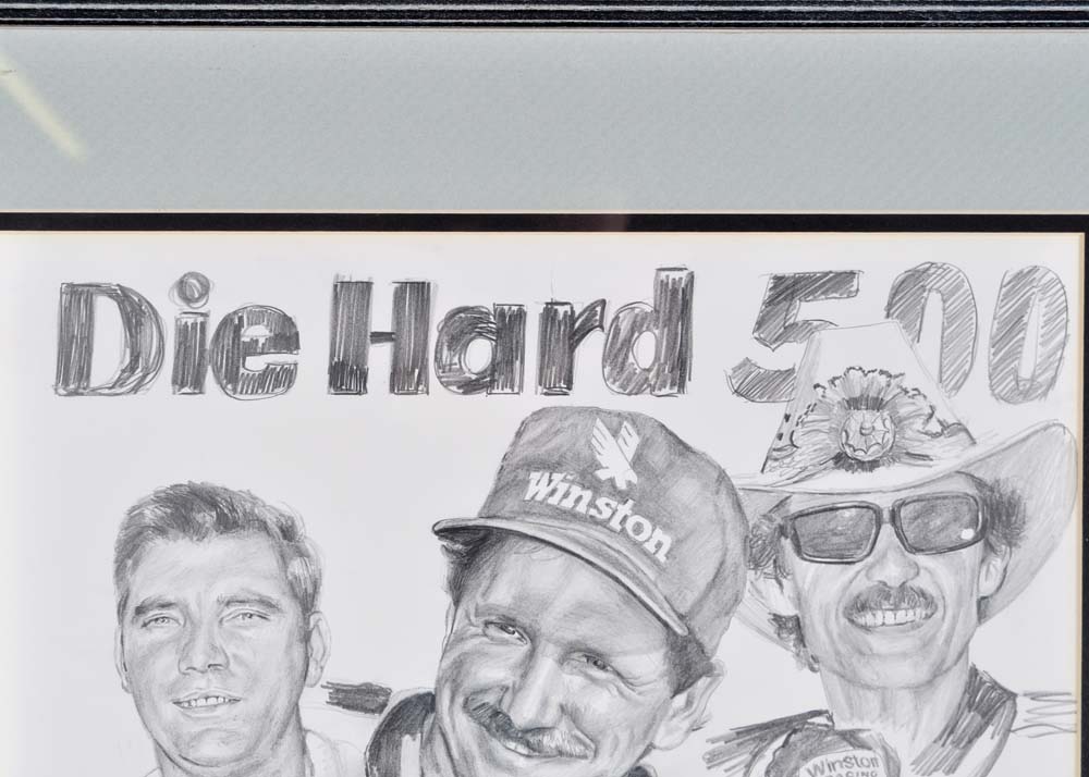 Jeanne Barnes Diehard 500 Pencil Drawing