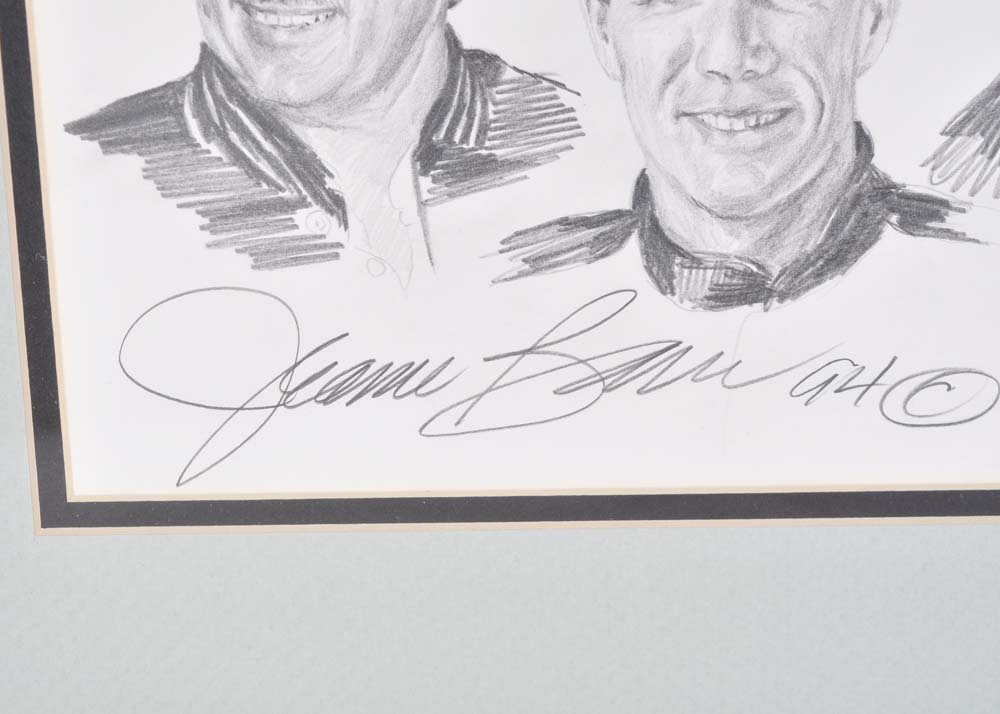 Jeanne Barnes Diehard 500 Pencil Drawing