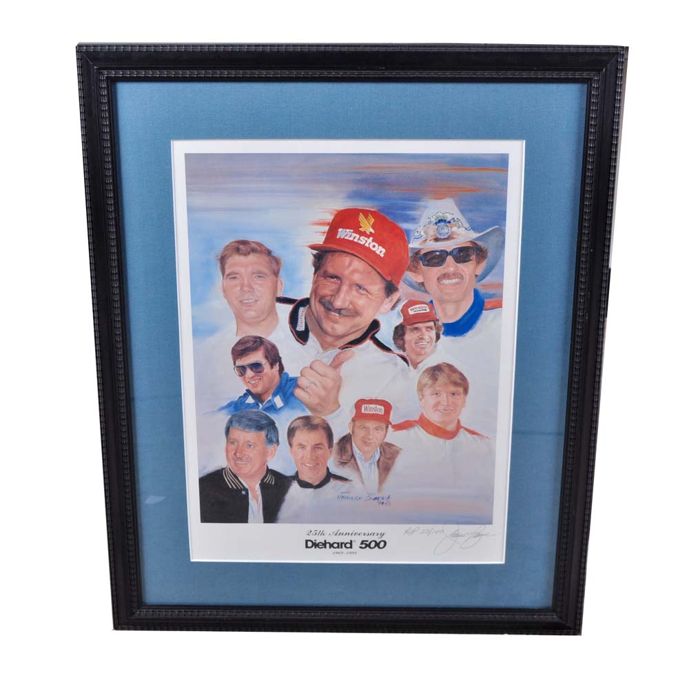 Jeanne Barnes  25th Anniversary Diehard Offset Lithograph