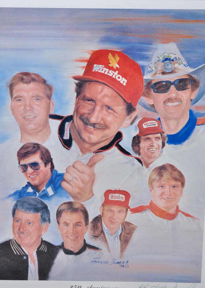 Jeanne Barnes  25th Anniversary Diehard Offset Lithograph