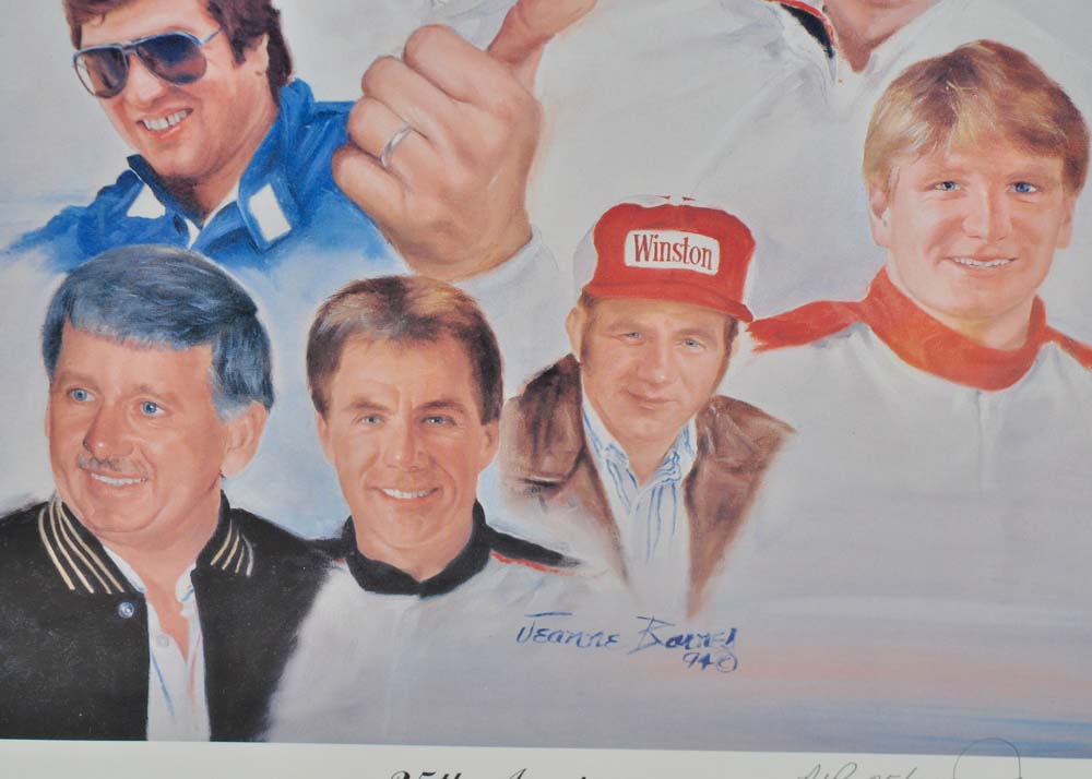 Jeanne Barnes  25th Anniversary Diehard Offset Lithograph