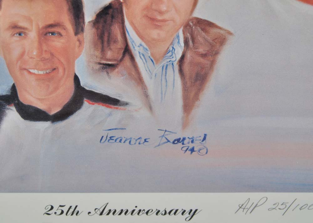 Jeanne Barnes  25th Anniversary Diehard Offset Lithograph